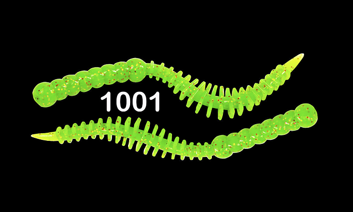 Силиконовая приманка "Volzhanka Goauld 80" цвет 1001 (в упак. 8шт)