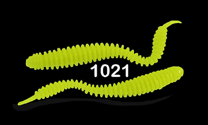 Силиконовая приманка "Volzhanka Twoo-trout 50" цвет 1021 (в упак. 16шт)