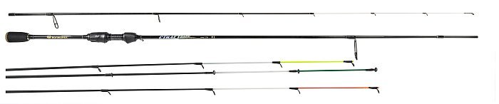 Спиннинг "Волжанка НаноСтилет" тест 0.5-8гр 2.13м (3 секции+3)