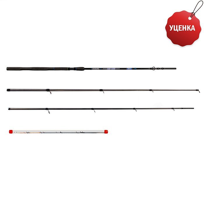 Удилище фидер "Волжанка Фидер Мастер" 3.6м (3 секции+3) тест 80+гр,уценка