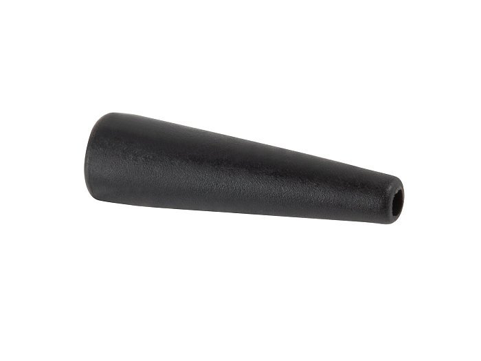 Конус "Volzhanka Tail Rubbers" цвет Trans Black (10шт/уп)