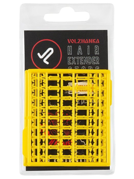 Стопора для бойлов "Volzhanka Hair Extender Stops " цвет Yellow (2шт/уп)