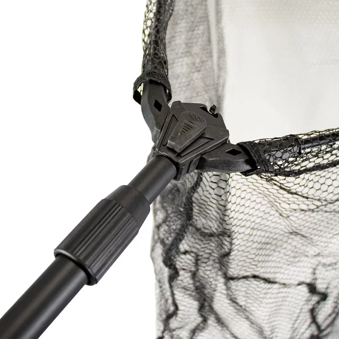 Подсачек телескопический, складной "Волжанка" 2.1м латекс (замок пластик, ручка композит)