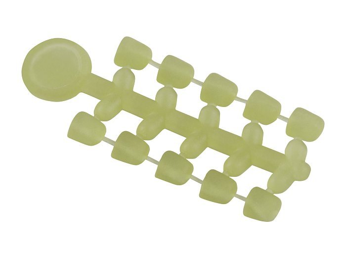 Стопор для размещения на крючке "Volzhanka Hook Beads" цвет Trans Green (2шт/уп)