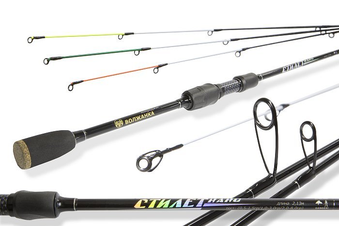 Спиннинг "Волжанка НаноСтилет" тест 0.5-8гр 2.13м (3 секции+3)
