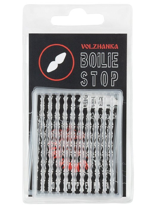 Стопора для бойлов "Volzhanka Boilie Stop " цвет Clear (2шт/уп)