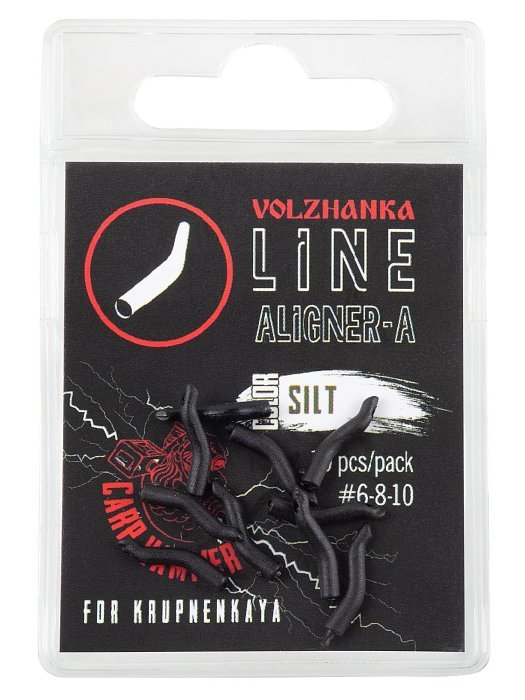 Лентяйка для крючков размеров 6-8-10 "Volzhanka Line Aligner-A " цвет Silt (10шт/уп)