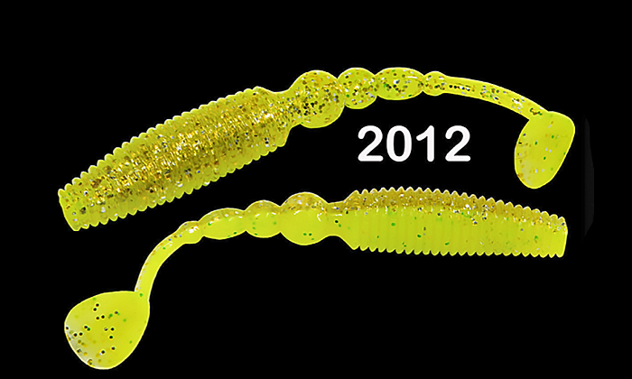 Силиконовая приманка "Volzhanka Sweet Smelt 68" цвет 2012 (в упак. 8шт)