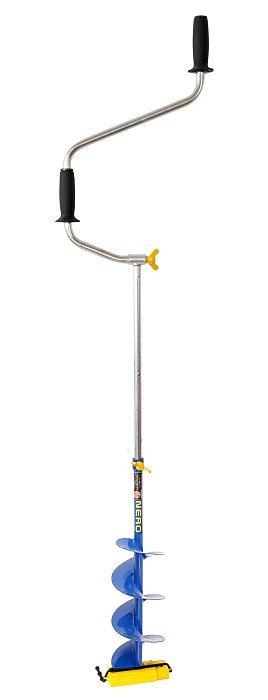 Ледобур "NERO-MINI-150T телескопический" L(шнека)-0.36м, L(транс.)-0.6м, L(бурения)-1.0м, m=2.8кг