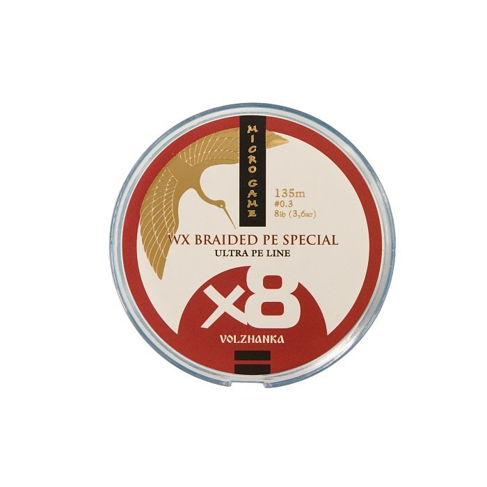 Леска плетеная "Micro Game" 100м/0.09мм 3.6кг (#0.3-8Lb) цв. Голубой