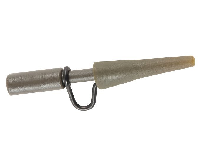 Усиленная безопасная клипса+конус "Volzhanka Distance Lead Clips with Tail Rubber" цвет Green (8шт/у