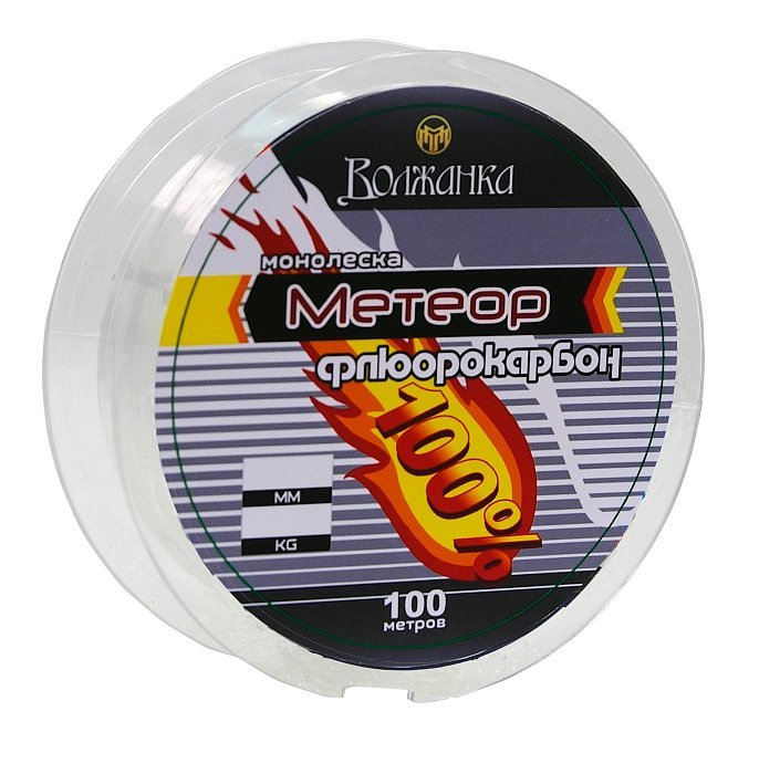 Леска из флюорокарбона "Метеор" 100м/0.32мм 5.7кг цв. прозрачный Леска из флюорокарбона "Метеор" 100м/0.32мм 5.7кг цв. прозрачный