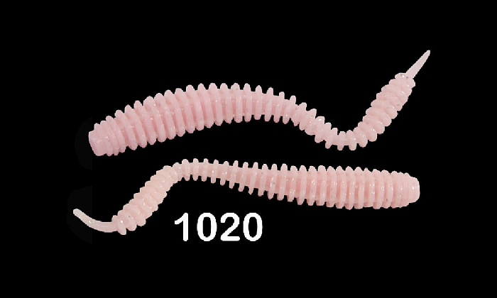 Силиконовая приманка "Volzhanka Twoo-trout 50" цвет 1020 (в упак. 16шт)