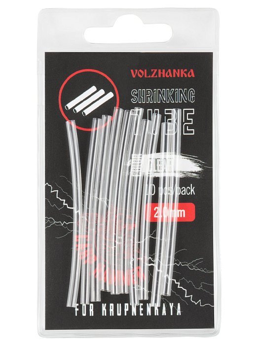 Термоусадочная трубка "Volzhanka Shrinking Tube 2.0mm" цвет Clear (10шт/уп)
