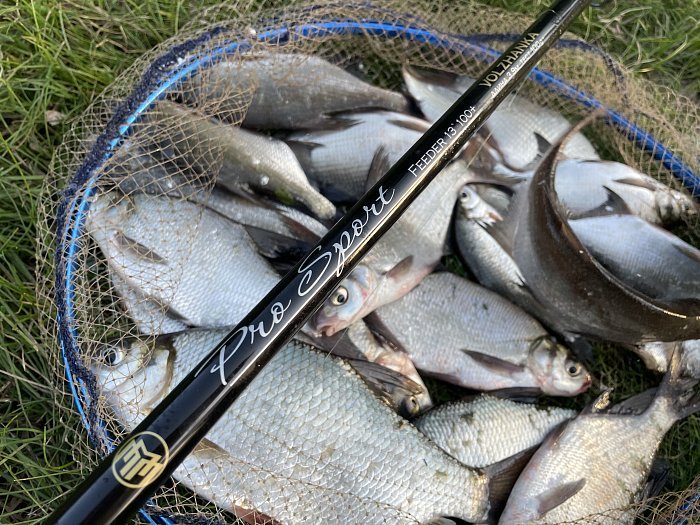 Удилище фидер "Volzhanka Pro Sport 12ft 60+" 3.6м (3секции+3) тест 60гр