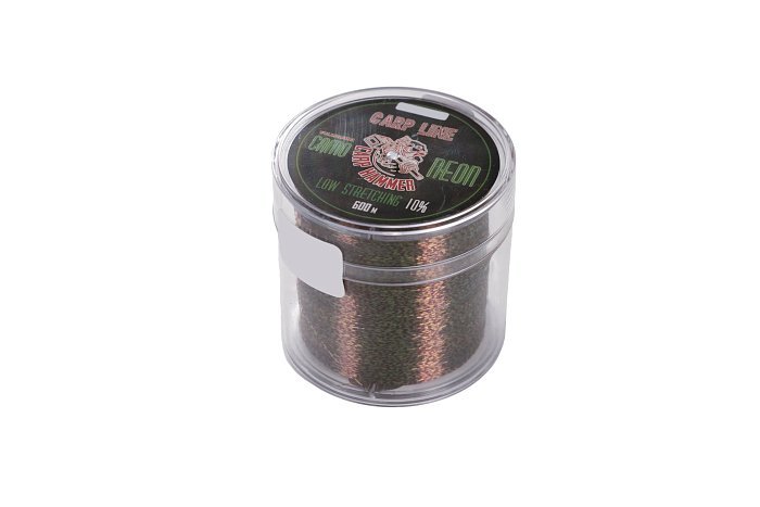Леска моно "Carp Hammer Camo NEON" 600м/0.30мм 6.7кг цв. камуфляжный