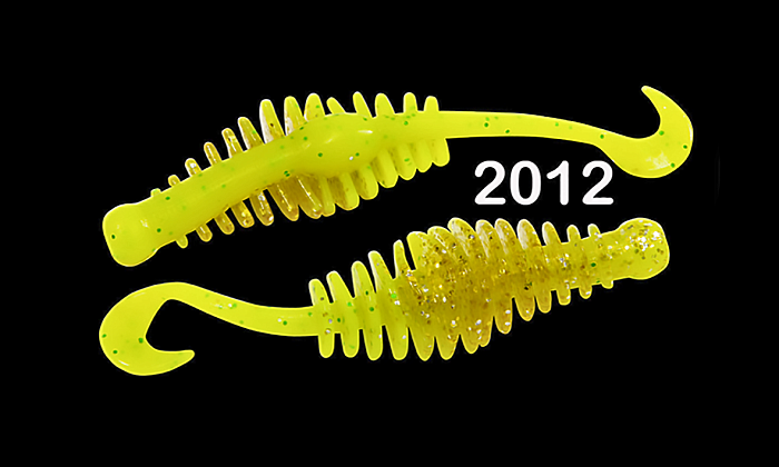 Силиконовая приманка "Volzhanka Prodigy 60" цвет 2012 (в упак. 10шт)