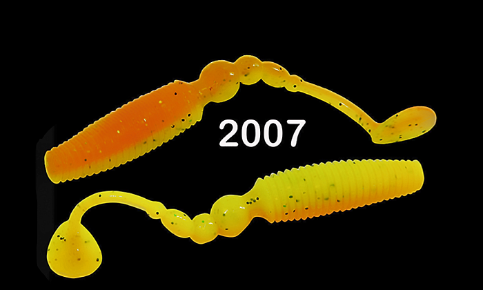 Силиконовая приманка "Volzhanka Sweet Smelt 68" цвет 2007 (в упак. 8шт)