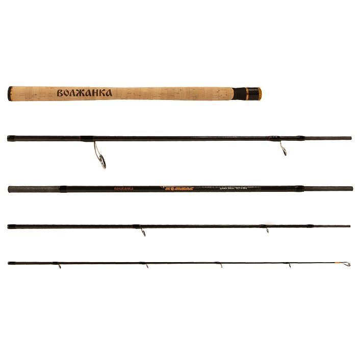 Спиннинг "Волжанка Компас" тест 10-45гр 2.44м (5 секций)