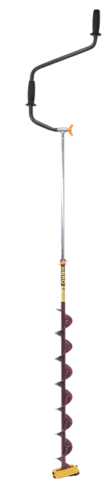 Ледобур (ПВ) "NERO-SPORT-110T" телескоп. L(шнека)-0.84м, L(транс.)-1.15м, L(бурения)-1.5м, m=3.2кг