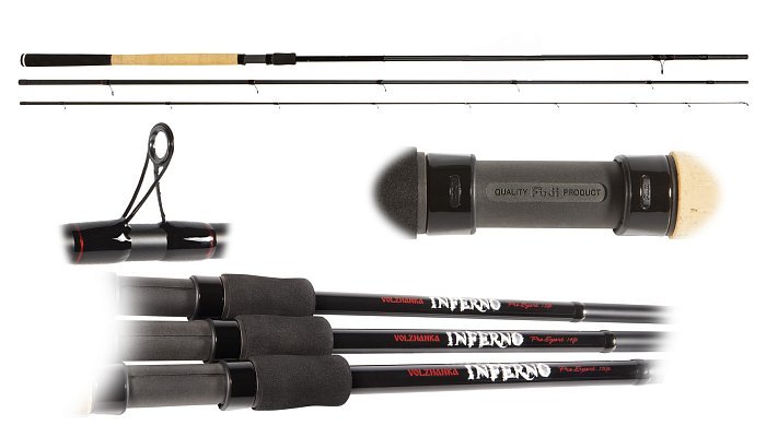 Удилище матч "Volzhanka Pro Sport Inferno 14ft 20g" 4.2м (3 секции) тест 20гр