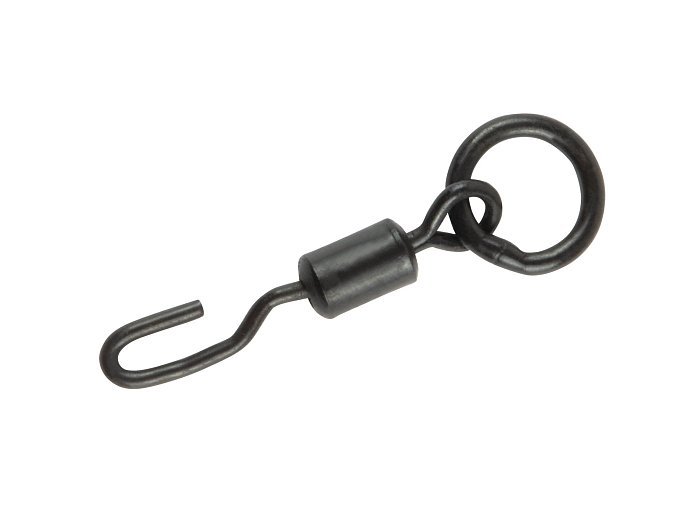 Вертлюг с кольцом и быстросъемом для крючка "Volzhanka Spinner Swivel" # 11 (10шт/уп)