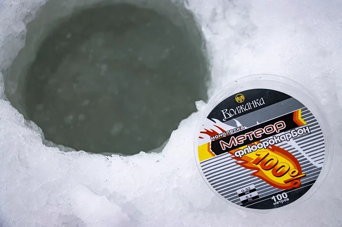 Леска из флюорокарбона "Метеор" 100м/0.16мм 1.43кг цв. прозрачный