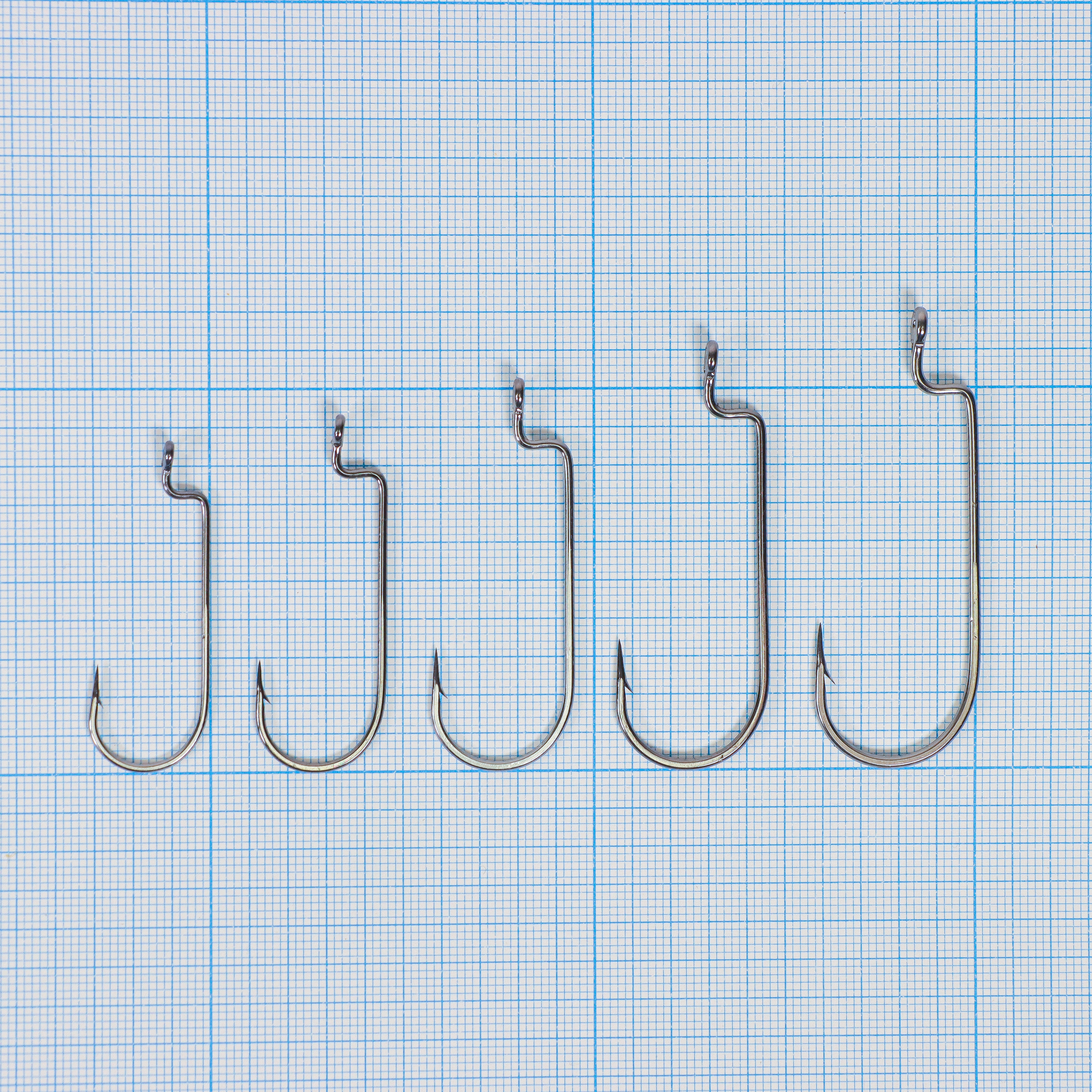 Крючки "Volzhanka Worm Hook 9969" # 5/0 (10шт/уп)