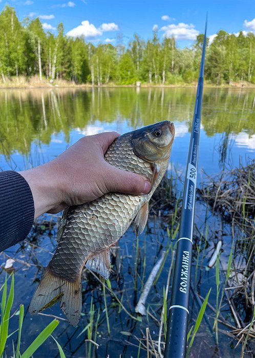 Удилище б/к "Волжанка Оптима" 7.0м (7 секций) тест до 25гр
