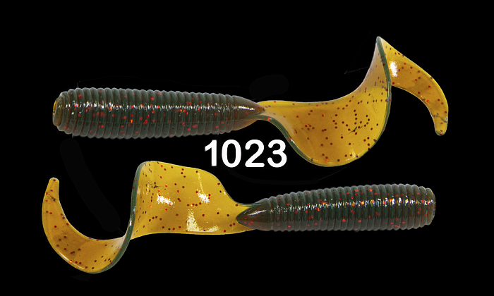 Силиконовая приманка "Volzhanka Tasty Grub 65" цвет 1023 (в упак. 8шт)