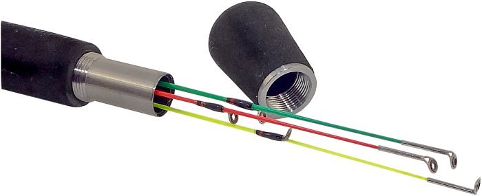 Удилище пикер "Волжанка Комфорт" 2.4м (2 секции+3) тест до 40гр (IM7)