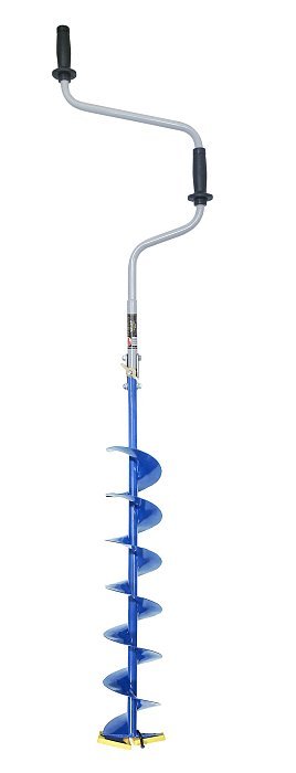 Ледобур "NERO-150-2" L(шнека)-0.74м, L(трансп)-0.92м. L(бурения)-1.1м, m=3.2кг