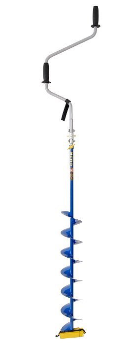 Ледобур "NERO-180T-XL телескопический " L (шнека)-0,62м L(трансп)-1.25м L(бурения)-1.4-2.3м, m=4.3кг