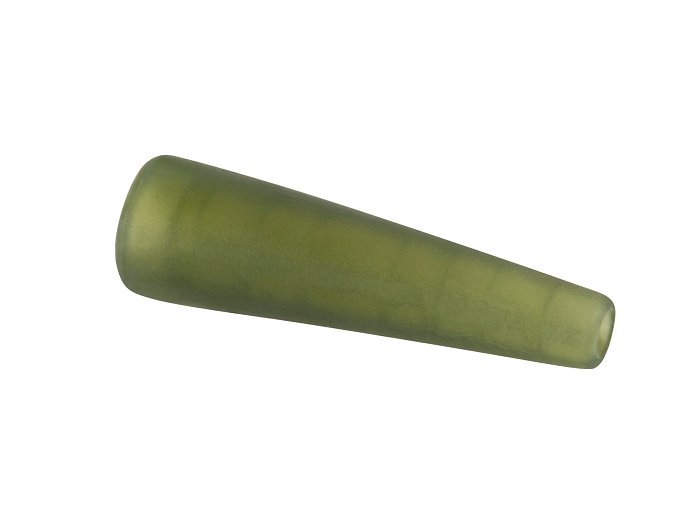 Конус "Volzhanka Tail Rubbers" цвет Trans Green (10шт/уп)