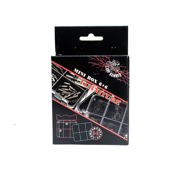 Коробка "Carp Hammer Mini Furniture box-6+6" (10.2*8.7*2.4 на 6+6 отделений)