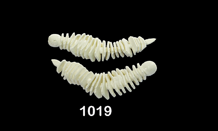 Силиконовая приманка "Volzhanka Fan-trout 50" цвет 1019 (в упак. 8шт)