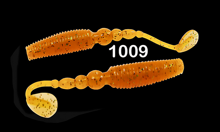 Силиконовая приманка "Volzhanka Sweet Smelt 68" цвет 1009 (в упак. 8шт)