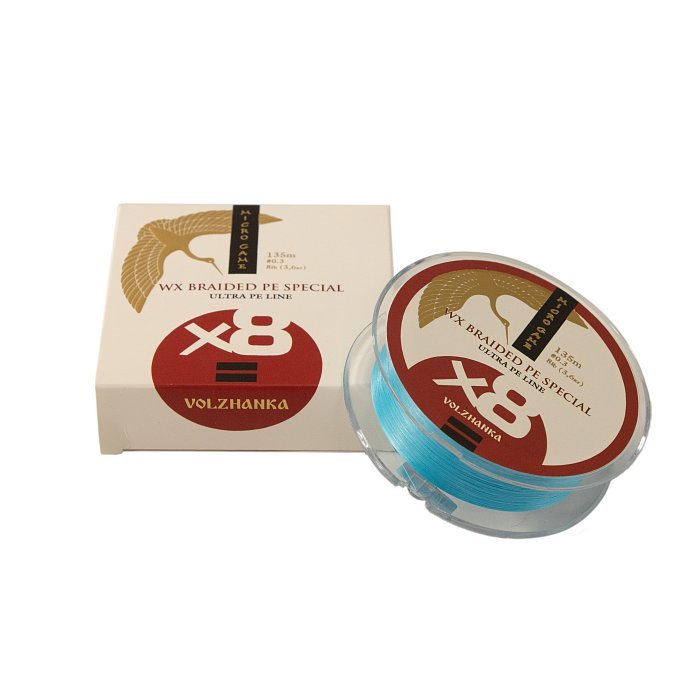 Леска плетеная "Micro Game" 100м/0.09мм 3.6кг (#0.3-8Lb) цв. Голубой