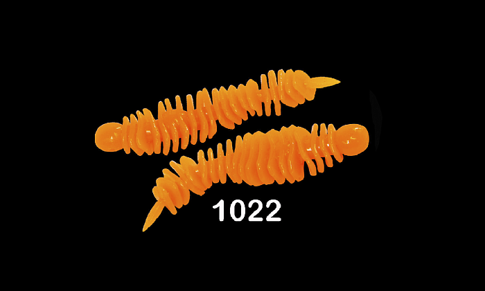 Силиконовая приманка "Volzhanka Fan-trout 50" цвет 1022 (в упак. 8шт)