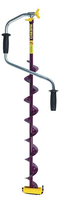 Ледобур (ПВ) "NERO-SPORT-110T" телескоп. L(шнека)-0.84м, L(транс.)-1.15м, L(бурения)-1.5м, m=3.2кг