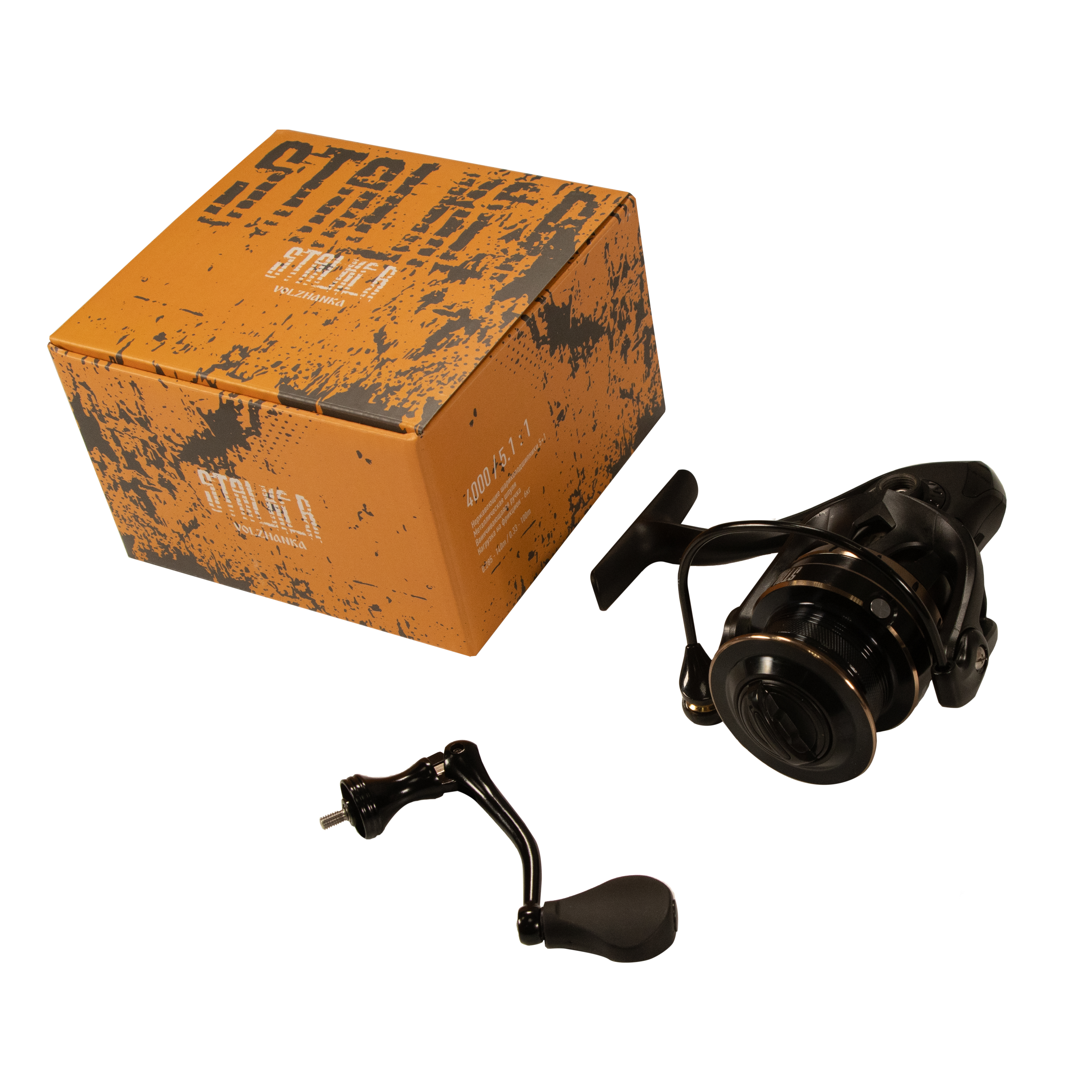 Катушка "Volzhanka Stalker 4000" (5+1 подш) 0.285мм/140м