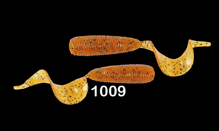 Силиконовая приманка "Volzhanka Micro Grub 45" цвет 1009 (в упак. 10шт)