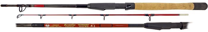 Удилище "Волжанка Комби" тест до 120гр 1.25/1.6м (3 секции) (IM6)