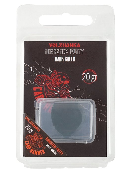 Вольфрамовая паста "Volzhanka Tungsten Putty" 20гр цвет Dark Green