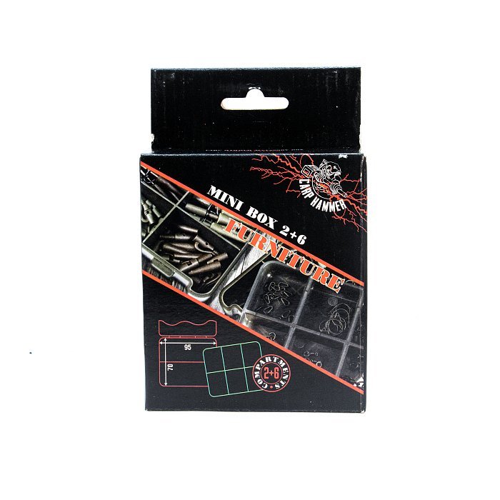 Коробка "Carp Hammer Mini Furniture box-2+6" (10.2*8.7*2.4 на 2+6 отделений)