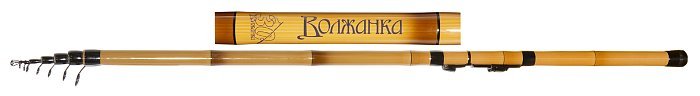 Удилище с/к "Волжанка 30 лет" 4.2м (6 секции) тест до 40гр (цвет под бамбук)
