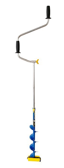 Ледобур "NERO-MINI-110T телескопический" L(шнека)-0.36м, L(транс.)-0.6м, L(бурения)-1.0м, m=2.4кг