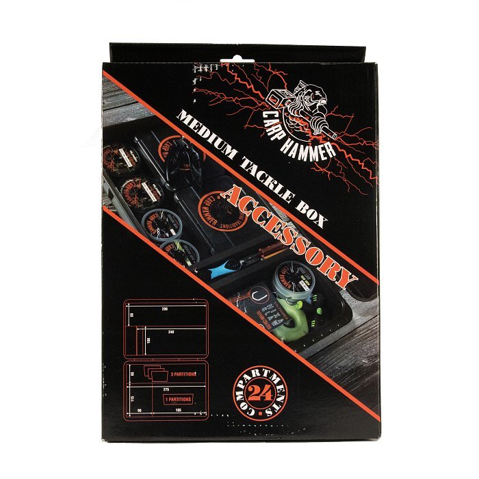 Коробка "Carp Hammer Accessory Medium Tackle Box " (28.5*20.5*7 на 24 отделения) Коробка "Carp Hammer Accessory Medium Tackle Box " (28.5*20.5*7 на 24 отделения)