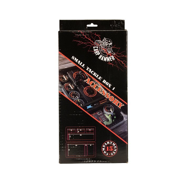 Коробка "Carp Hammer Accessory Small Tackle Box-1" (36*18*5 на 15 отделений)