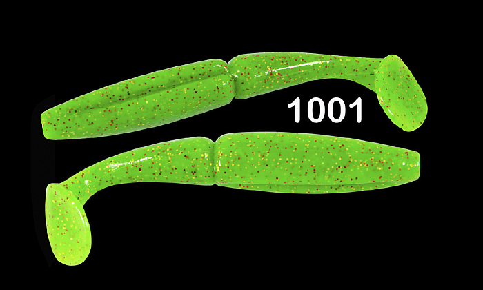 Силиконовая приманка "Volzhanka Naughty Roach 90" цвет 1001 (в упак. 6шт)